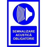 placuta pentru semnalizare acustica obligatorie